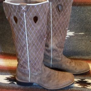 Men's Twisted X Rough Out Cowboy Boots, size 12D